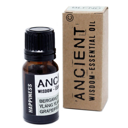 Alt Tag: Bergamot & Ylang Ylang Essential Oil – 10ML botella 10 ml con caja, mezcla con bergamota, ylang ylang y grapefruit