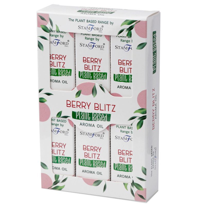 Berry Blitz Aromaöl – 44 G Box mit 6 Flaschen pflanzenbasiertem Aromaöl, Premium-Duft nach saftigen Beeren