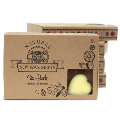 Alt Tag: Brandy Butter Lux Wax Melts – 6 Gift Set soy wax melts six-pack gift box packaging