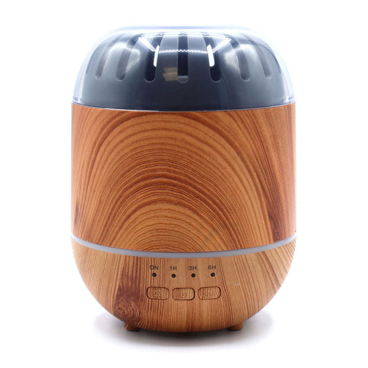 Alt Tag: Copenhagen Atomiser – USB – Colour Change – Timer difusor ultrasónico efecto madera con luces LED y botones de temporizador