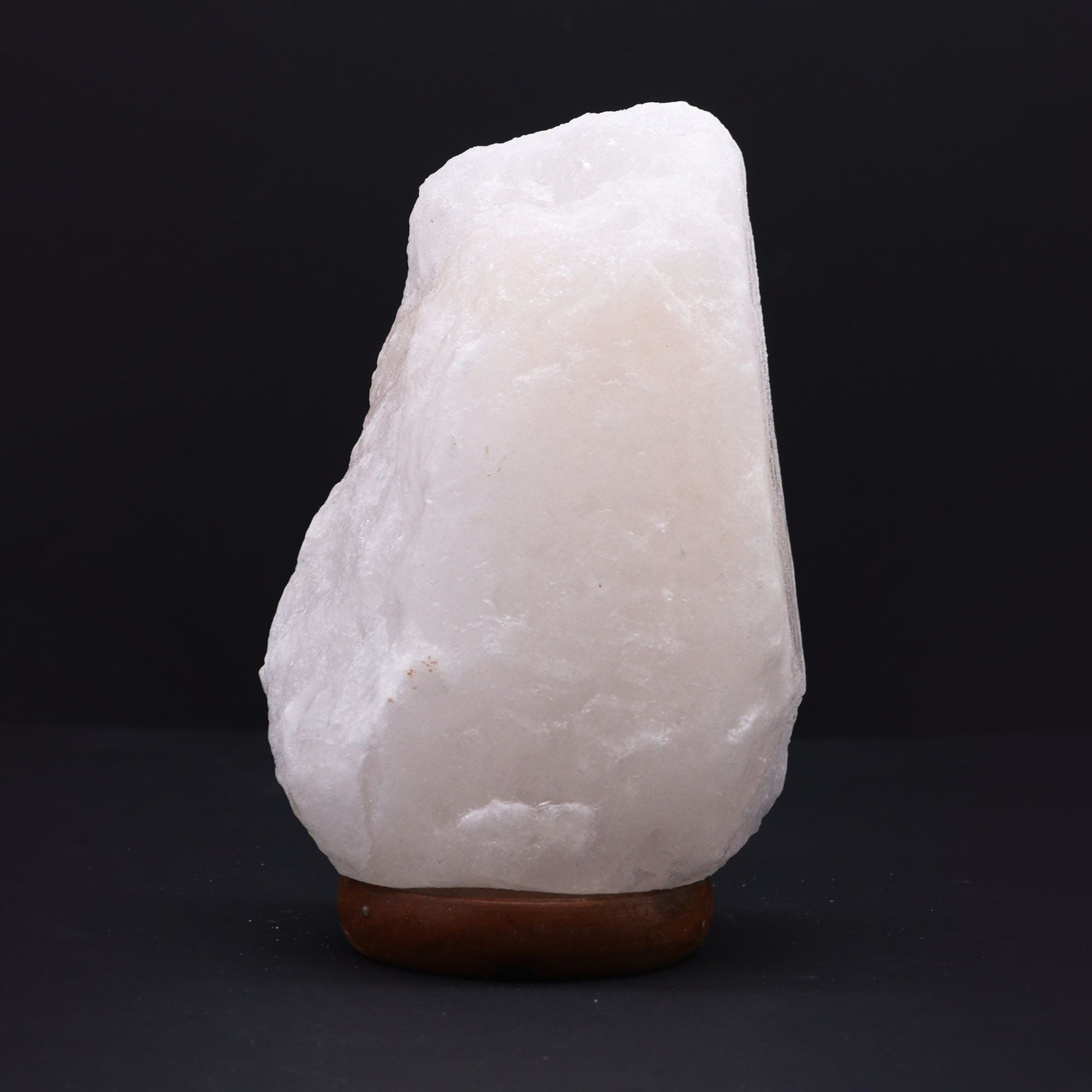 Crystal Rock Himalayan Salt Lamp with Base – Approx. 2–3 KG, hand-carved natural Himalayan salt crystal lamp on sturdy base