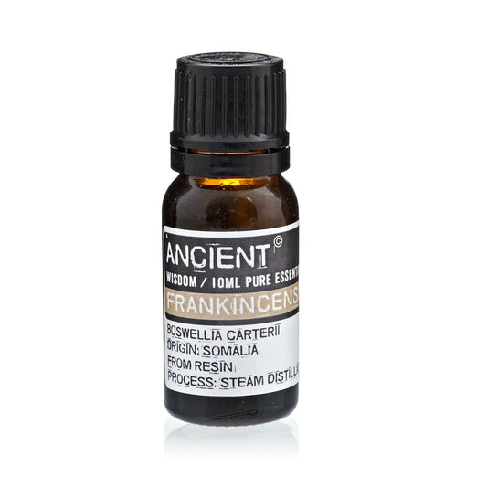 Alt Tag: Frankincense Essential Oil – 10ML botella de aceite esencial de Boswellia carterii 10 ml, frasco ámbar con tapa negra