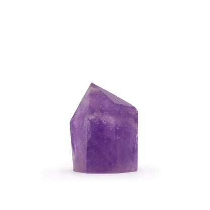 Gemstone Amethyst Points – 4-5.5CM purple amethyst crystal point gemstone specimen, polished tower with natural veining