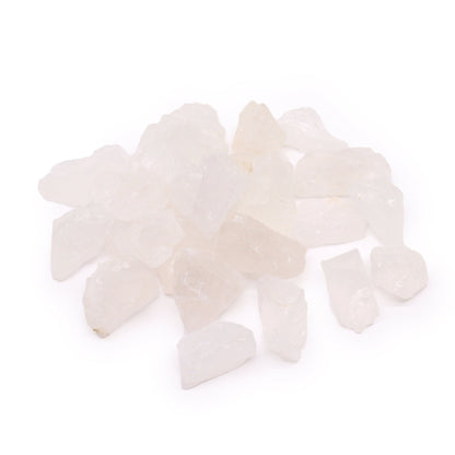 Alt Tag: Gemstone Raw Crystals – Rock Quartz 500G, lote de piedras de cuarzo roca en bruto translúcidas para decoración y colección