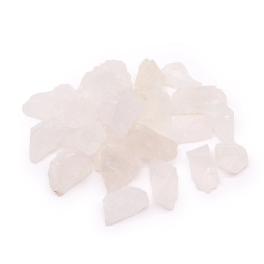 Alt Tag: Gemstone Raw Crystals – Rock Quartz 500G, lote de piedras de cuarzo roca en bruto translúcidas para decoración y colección