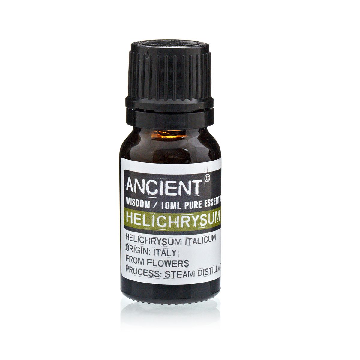 Alt-Tag: Helichrysum ätherisches Öl – 10ML Flasche ätherisches Öl Ancient Wisdom, Helichrysum italicum, Herkunft Italien, 10 ml