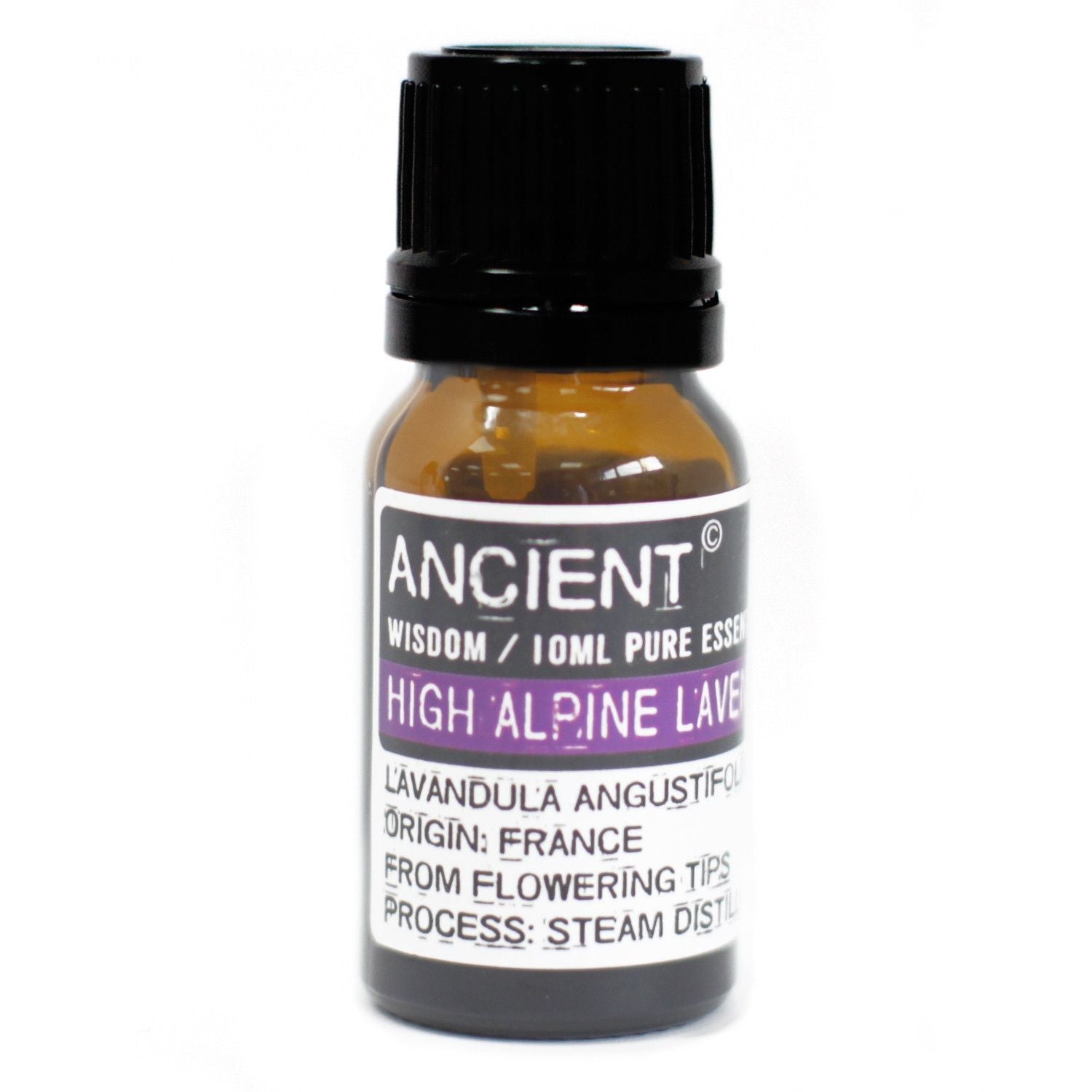 Lavendel ätherisches Öl – 10-ml-Flasche Hochalpines Lavendelöl, Lavandula angustifolia, dampfdestilliert, Herkunft: Frankreich