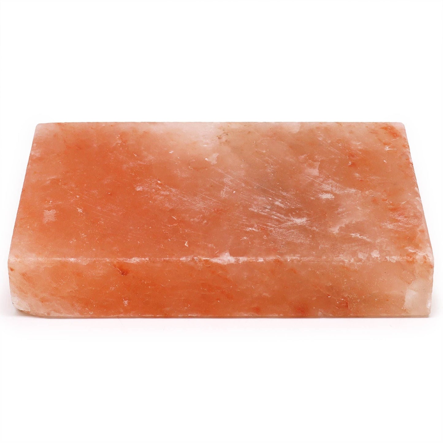 Himalayan Salt Cooking Plate – Rectangle (30 × 20 × 5 CM), hand-cut rectangular salt block cooking plate for grill and kitchen