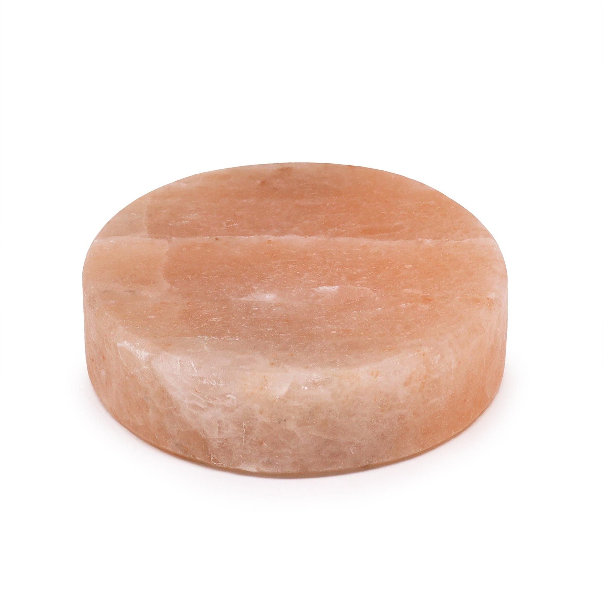 Himalayan Salt Cooking Plate – Round (20 × 20 × 5 CM) handhuggen rund saltplatta för grillning, stekning och servering