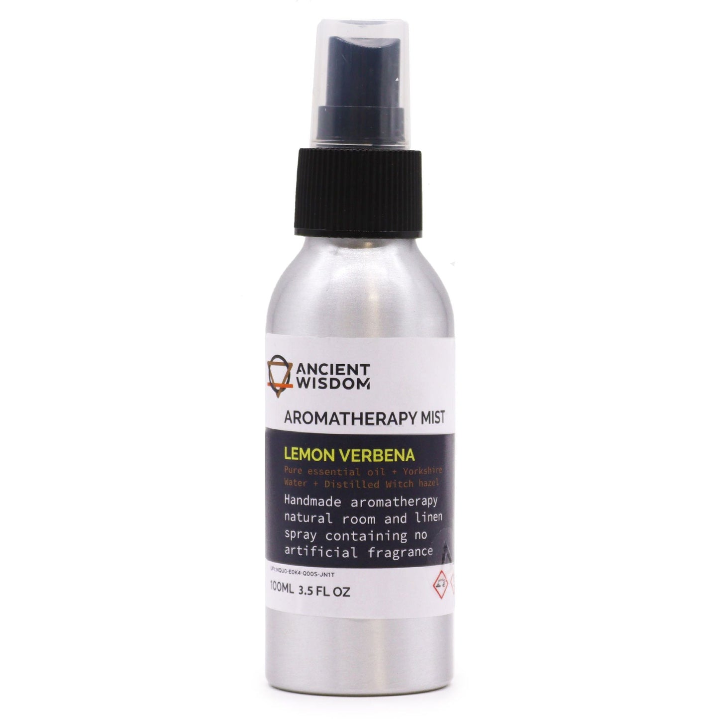 Alt Tag: Lemon Verbena Essential Oil Mist – 100ML spray bottle aromatherapy mist with lemon verbena scent, 100 ml (3.5 fl oz)