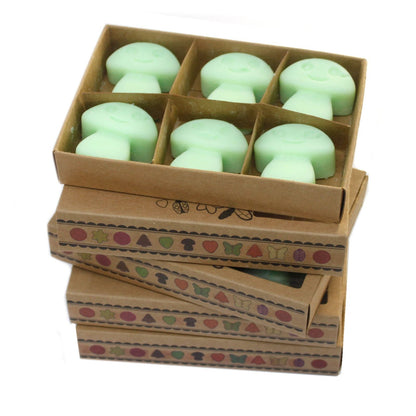 Alt Tag: Liquorice Luxury Wax Melts Gift Set – 6 Pieces, 6 wax melts en caja de regalo, cera de soja y palma sin parafina