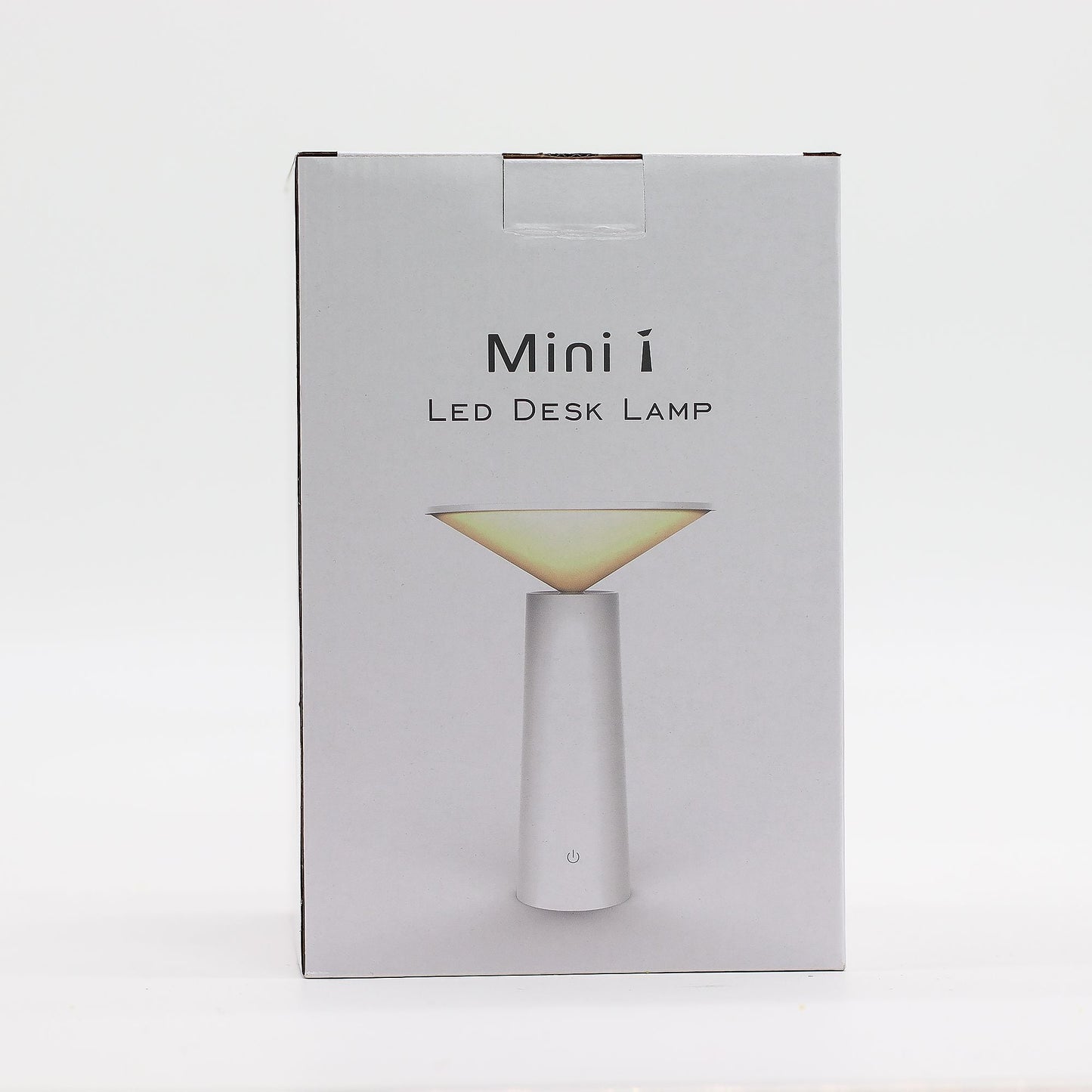 Keramisk & metall Svart Mushroom Touch Lamp – USB-C-förpackningsbox som visar produktbilden av Mini i LED-skrivbordslampa