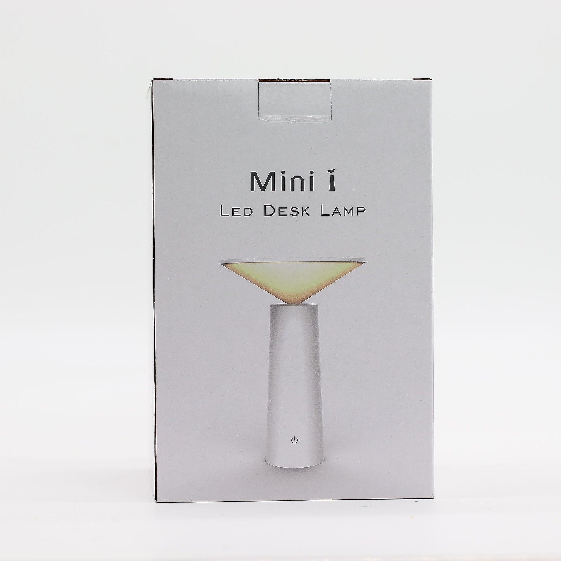 Keramisk & metall Svart Mushroom Touch Lamp – USB-C-förpackningsbox som visar produktbilden av Mini i LED-skrivbordslampa