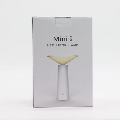 Keramisk & metall Svart Mushroom Touch Lamp – USB-C-förpackningsbox som visar produktbilden av Mini i LED-skrivbordslampa