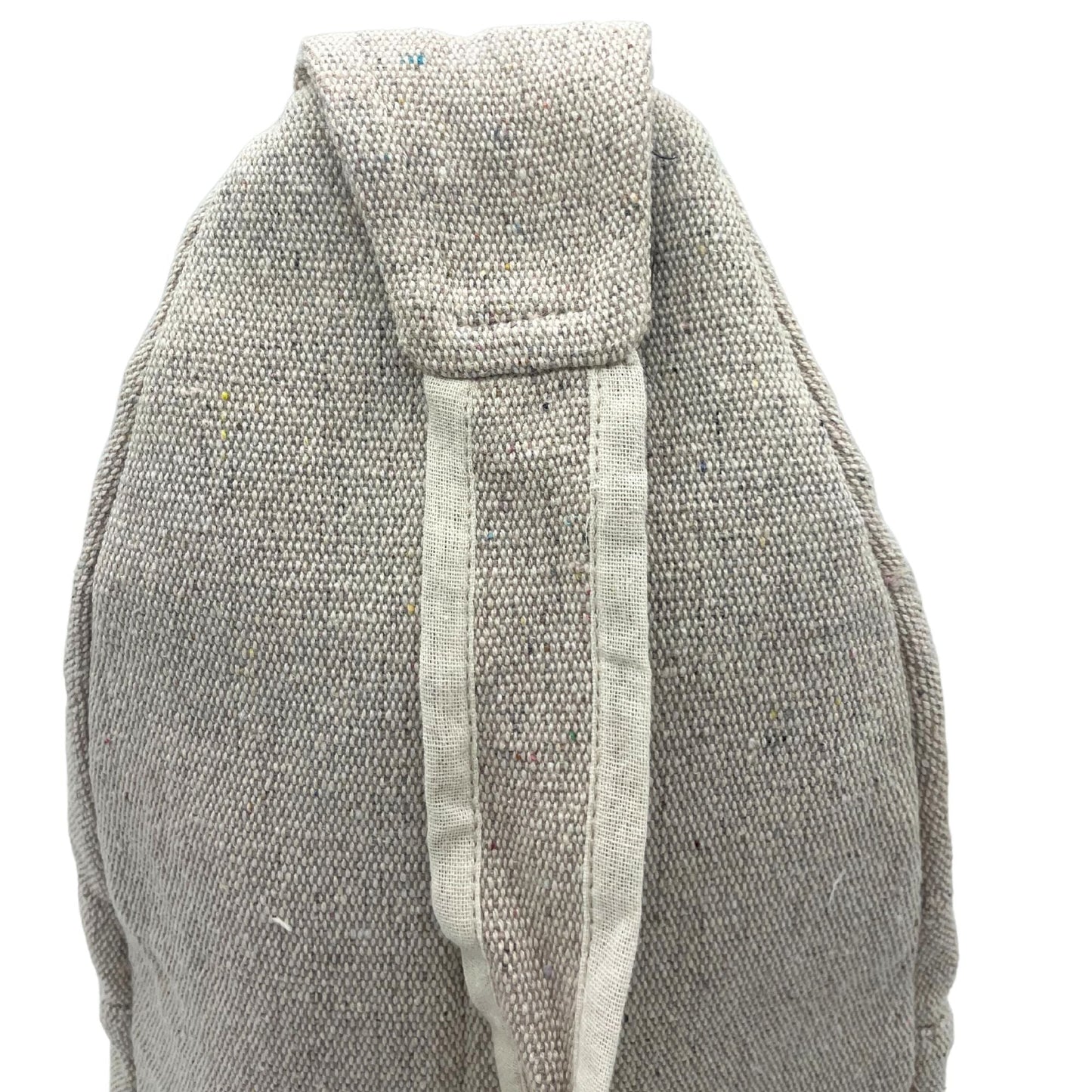 Alt Tag: Tiedye Hemp Sling Shoulder Bag All Natural From Kathmandu natural hemp and cotton crossbody sling bag, neutral woven fabric with strap