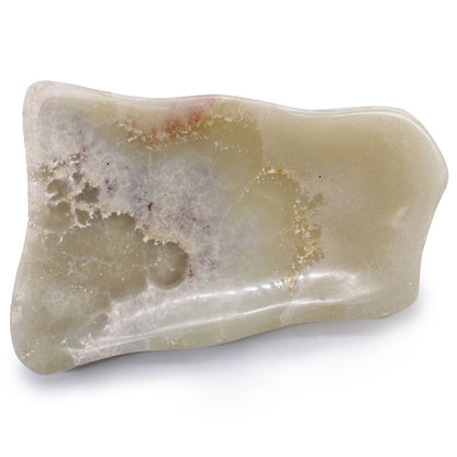 Alt Tag: Onyx Stone Soap Dish – 15.5x11x2 CM, handcrafted natural onyx soap dish with unique stone veining for bathroom or kitchen