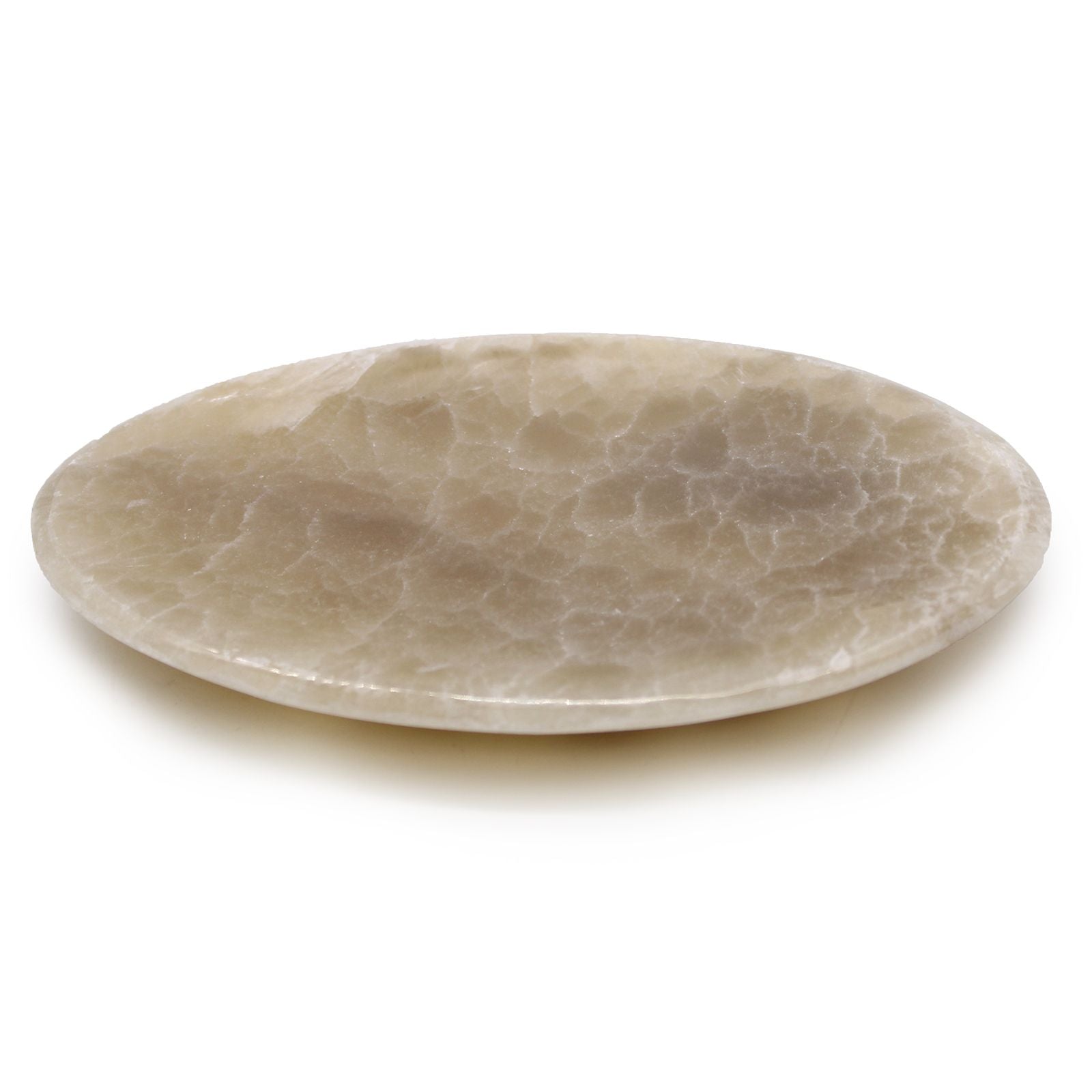 Onyx Stone Soap Dish – 16x10.5x2 CM, bandeja ovalada de piedra ónix beige para jabón en baño o cocina