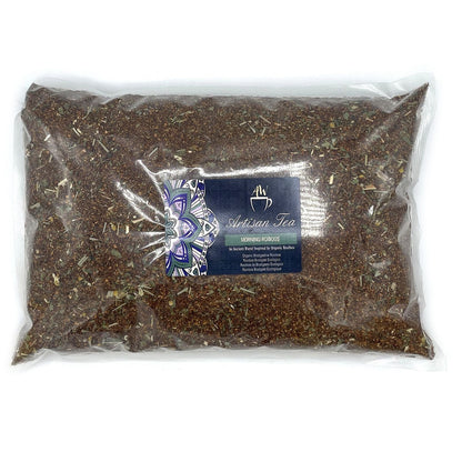 Alt Tag: Organic Biodigest Rooibos Tea – 1 KG bulk loose-leaf rooibos in sealed bag, artisan blend with warm earthy aroma