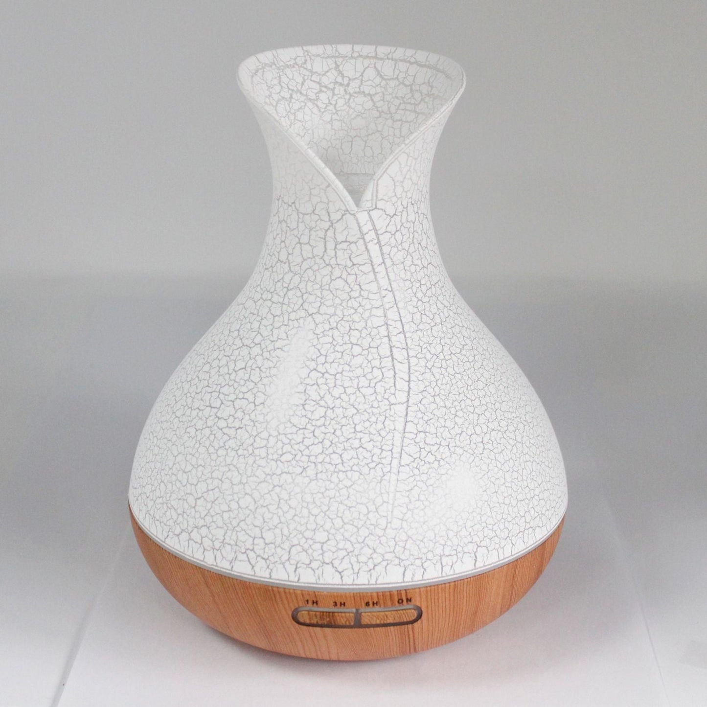 Palma Atomiser – skaleffekt – USB – färgskifte – timerdiffusor med skaleffektsfinish och trälookbas