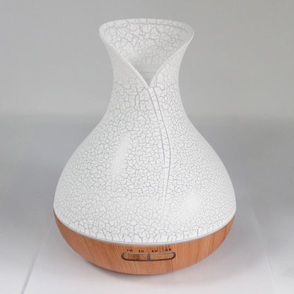 Palma Atomiser – skaleffekt – USB – färgskifte – timerdiffusor med skaleffektsfinish och trälookbas