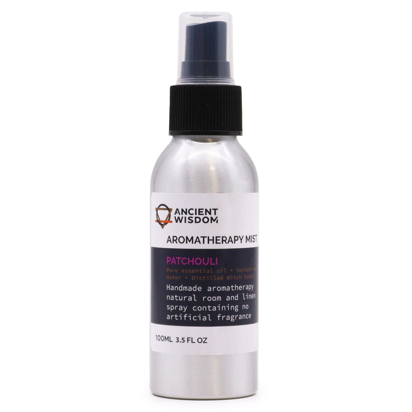 Patchouli Essential Oil Mist – 100ML aromaterapi mist-sprayflaska 100 ml rums- och linnespray med patchouli-doft