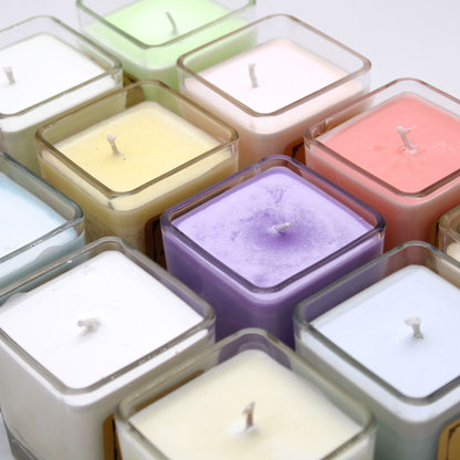 Peach Smoothie Soy Wax Candle – 200G in recycled glass jar, handmade soy wax candle with peach fragrance