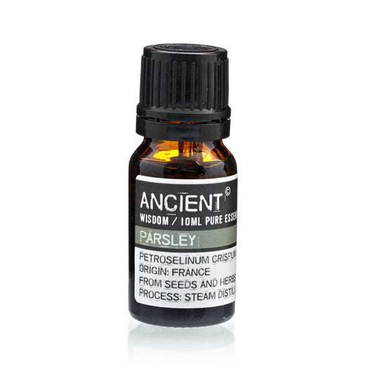 Alt Tag: Petroselinum Crispum Essential Oil – 10 ML botella de aceite esencial de perejil Ancient Wisdom 10 ml, origen Francia, destilación al vapor