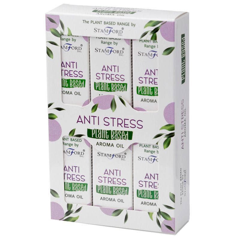 Plant-Based Aroma Oil – Relaxing 50ML caja de aceite aromático plant-based 50 ml con diseño botánico, presentación en estuche