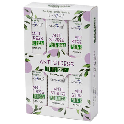 Plant-Based Aroma Oil – Relaxing 50ML caja de aceite aromático plant-based 50 ml con diseño botánico, presentación en estuche