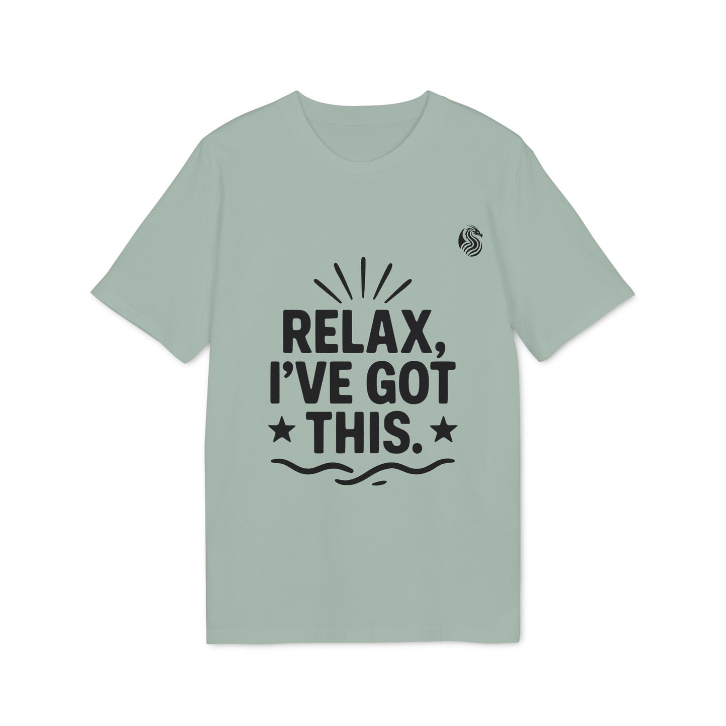 Alt Tag: Relax I´ve Got This Teenager Drix Premium Unisex T-Shirt con texto “Relax, I’ve got this” en camiseta unisex premium color verde menta