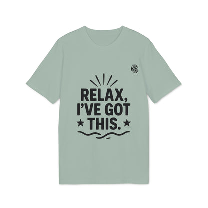Alt Tag: Relax I´ve Got This Teenager Drix Premium Unisex T-Shirt con texto “Relax, I’ve got this” en camiseta unisex premium color verde menta