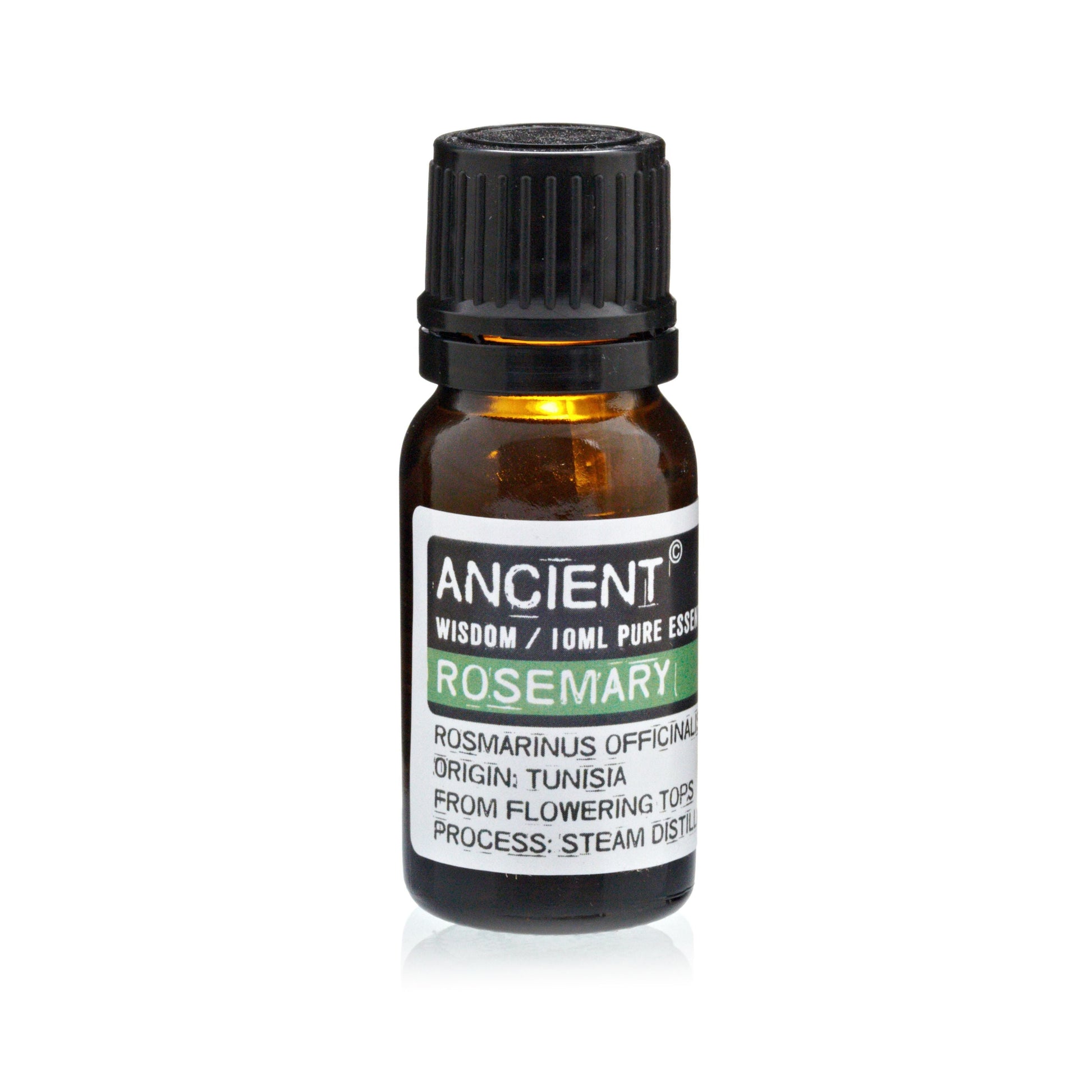Set med eteriska oljor av lavendel, tea tree och rosmarin – 10 ml vardera, eterisk oljeflaska rosmarin 10 ml Ancient Wisdom