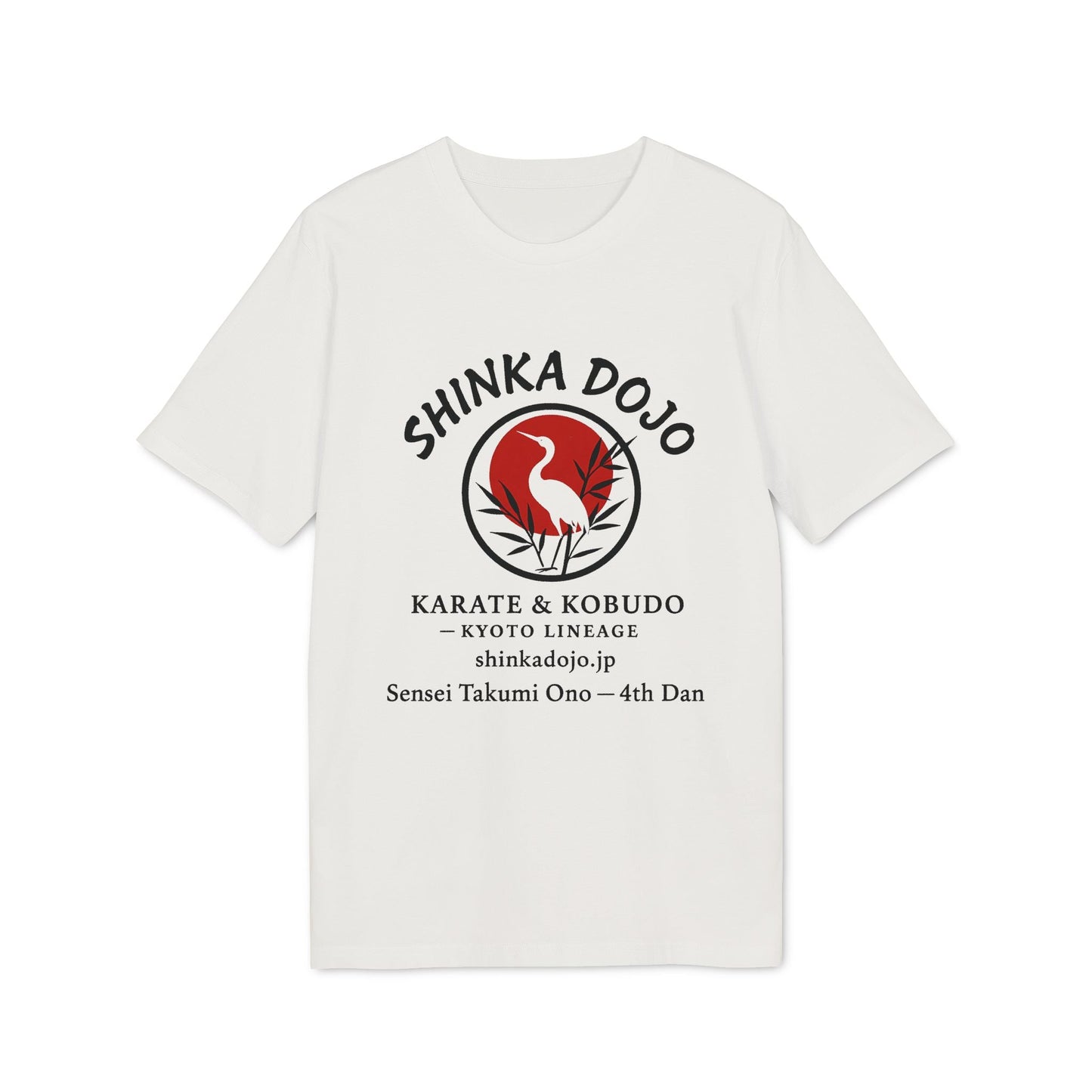 Föreningar Företag Välj Er Logga. T Shirts I Sponsra Saga Village. Premium Unisex T-Shirt vit T-shirt med SHINKA DOJO Karate & Kobudo-logga