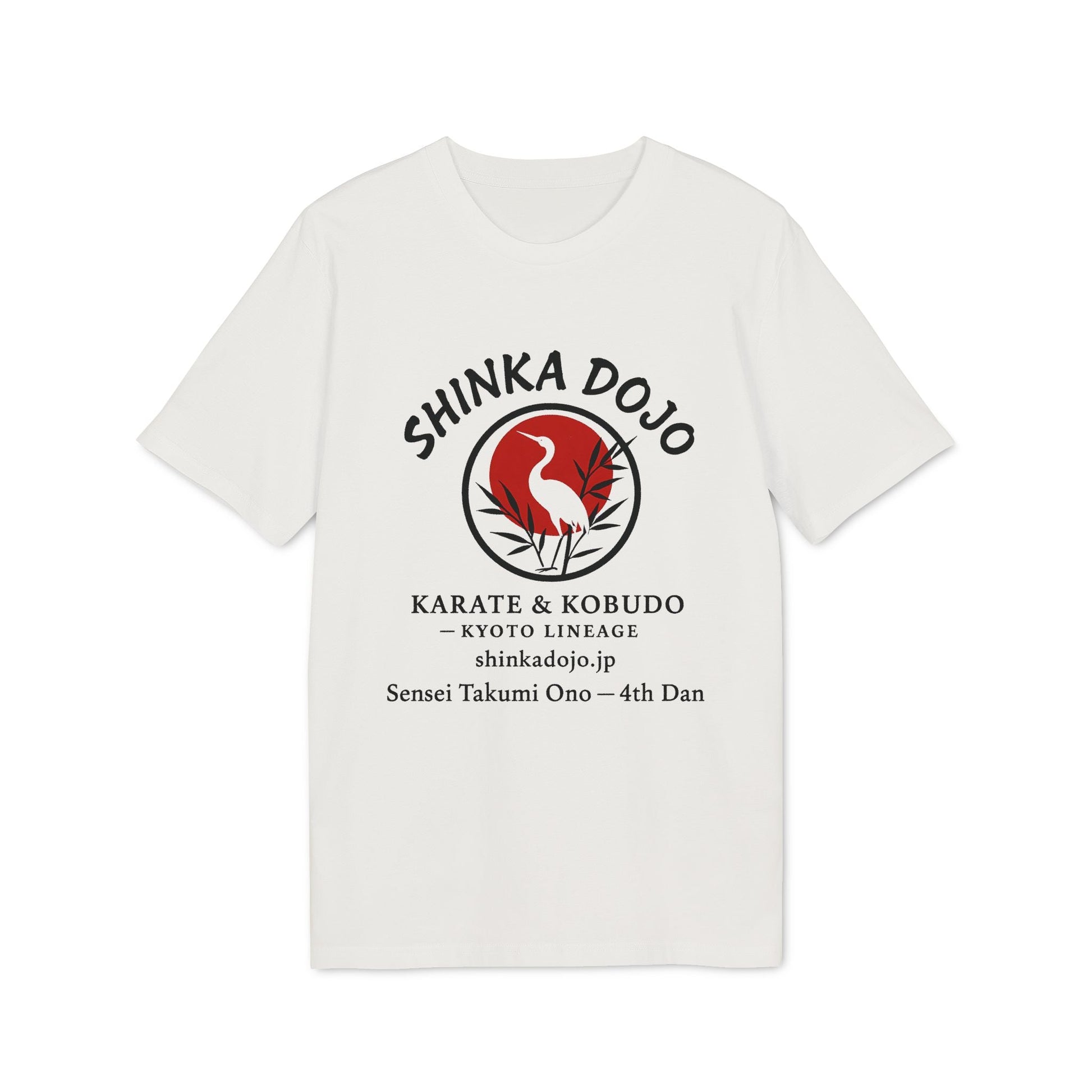 Föreningar Företag Välj Er Logga. T Shirts I Sponsra Saga Village. Premium Unisex T-Shirt vit T-shirt med SHINKA DOJO Karate & Kobudo-logga