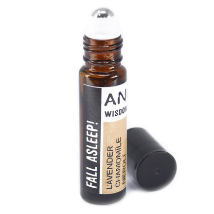 Beruhigendes Essential Oil Roll-On – 10ML Amber-Flakon mit Roll-on-Applikator, Lavendel-, Kamille- und Zitrusduft; tragbar