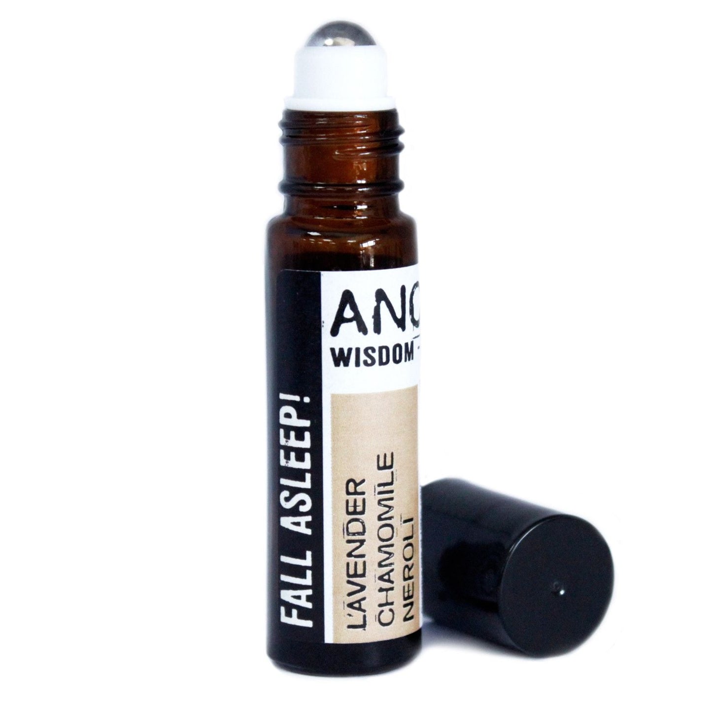 Beruhigender Essential Oil Roll-On – 10ML Roll-on-Flasche 10 ml mit Lavendel, Kamille und Neroli, Kugelapplikator und schwarzer Kappe