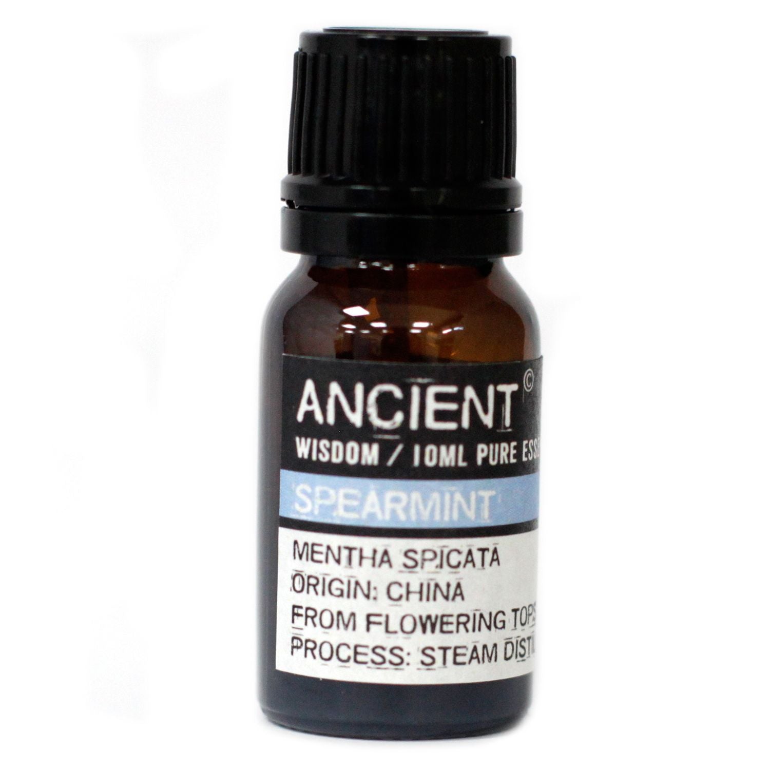 Alt-Tag: Spearmint Essential Oil – 10ML Flasche mit ätherischem Öl aus Grüner Minze 10 ml, Mentha spicata, Wasserdampfdestillation