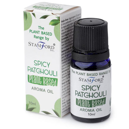 Spicy Patchouli Fragrance Oil – 45 ML plant-based aroma oil bottle with box, spicy patchouli scent for home fragrance