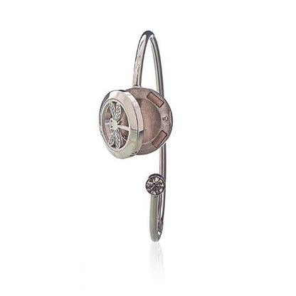 Stainless Steel Aromatherapy Bracelet – Dragonfly 20MM con locket difusor 20mm de acero inoxidable, pulsera tipo brazalete
