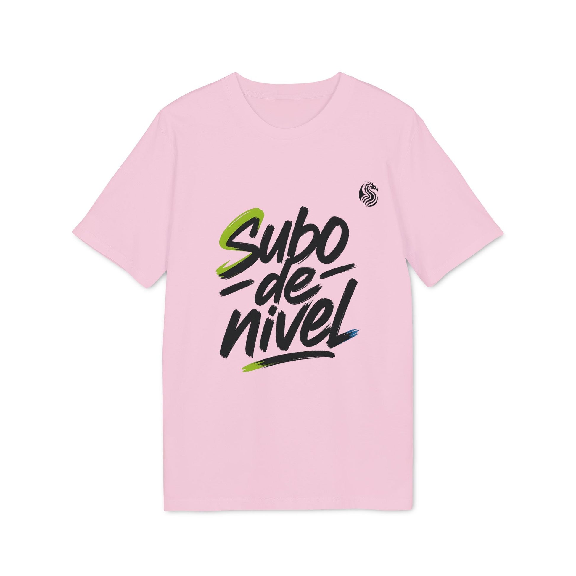 Subo Nivel Teenager Drix Premium Unisex T-Shirt camiseta unisex rosa con estampado Subo de nivel en el frente