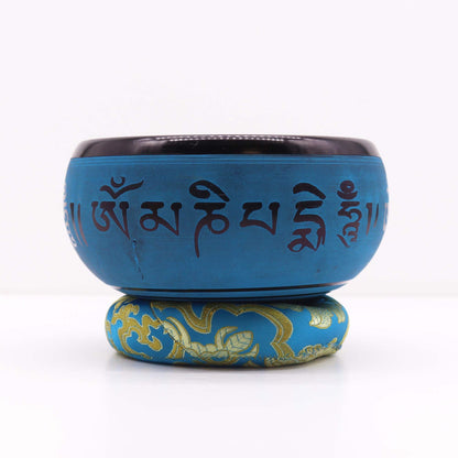 Textile Polyester Hoop Cushion – 14CM for 16–18CM Bowls under blue singing bowl, decorative hoop cushion base
