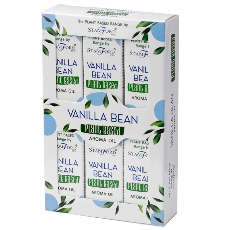 Vanilleschoten-Aromaöl – 18 ml Set pflanzlicher Duftöle, Fläschchen mit Vanilleschoten-Aromaöl in dekorativer Boxverpackung