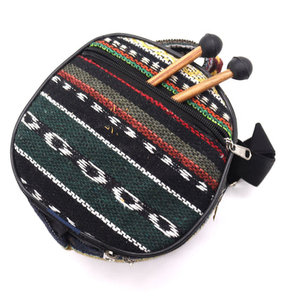Steel Tongue Happy Drum – Om Violet – 22 × 16 CM vävd transportväska med dragkedja och inklusive klubbor