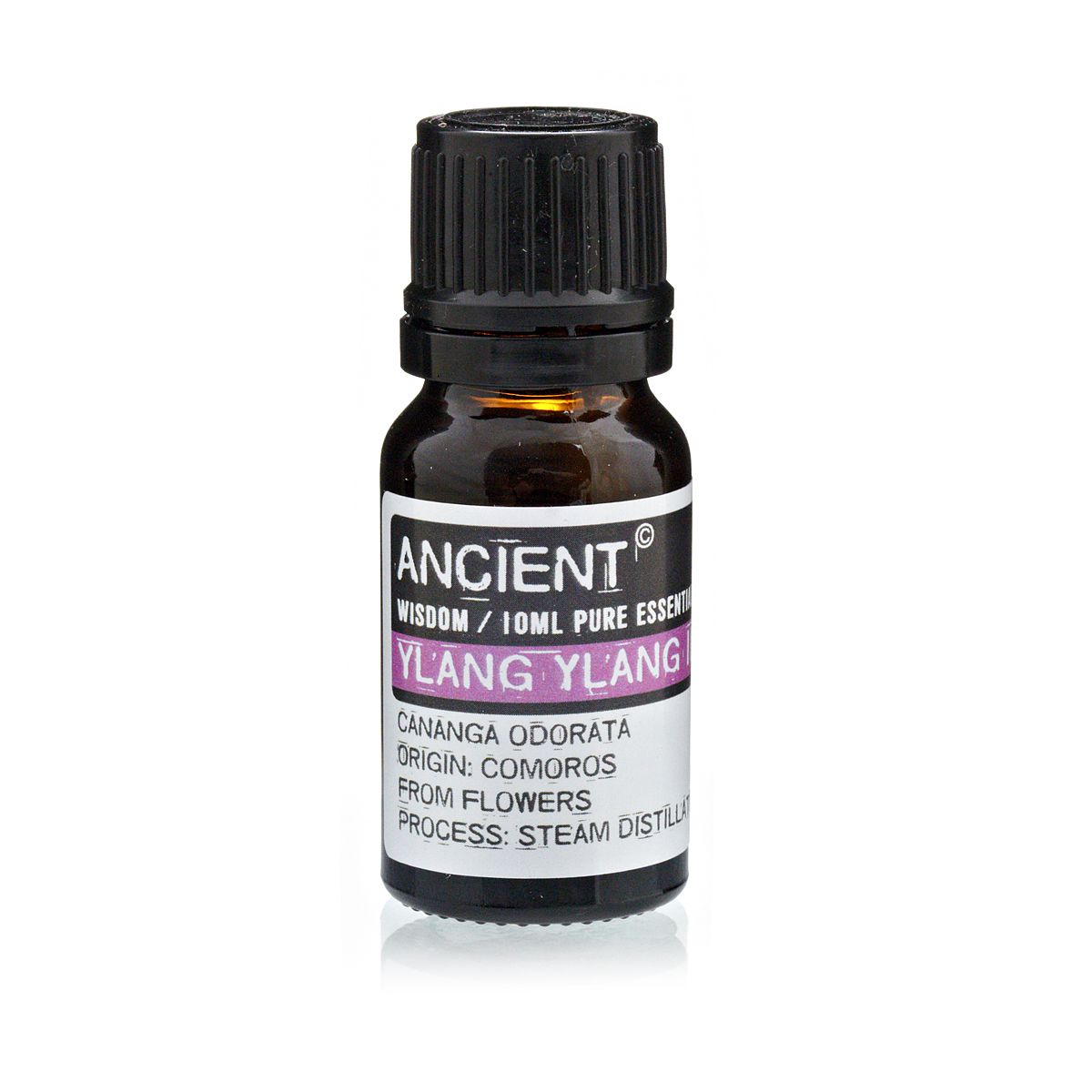 Alt Tag: Ylang Ylang I Essential Oil – 10 ML botella de aceite esencial Ylang Ylang Ancient Wisdom 10ml, Cananga odorata, origen Comoros